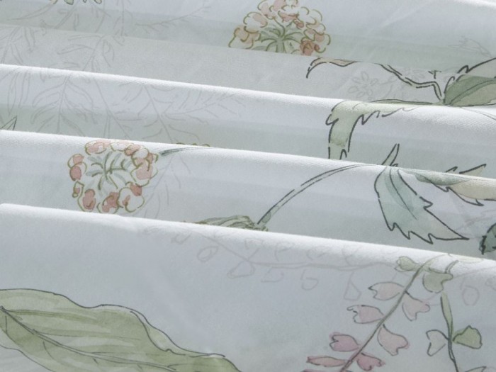 Комплект постельного белья Евро, сатин с лазерной печатью 2343-6 