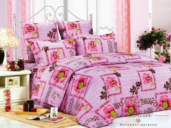 Постельное белье Valtery поплин A-99 семейное