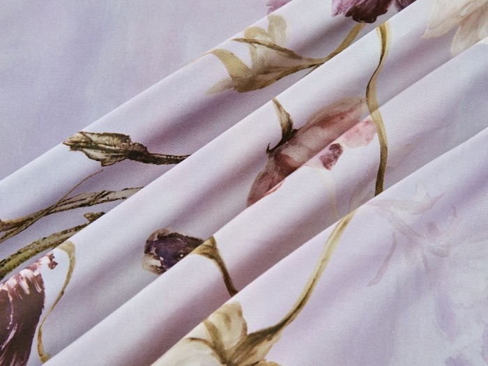 Комплект с летним одеялом евро м из египетского хлопка Premium 200х220 см, 2367-OMP 