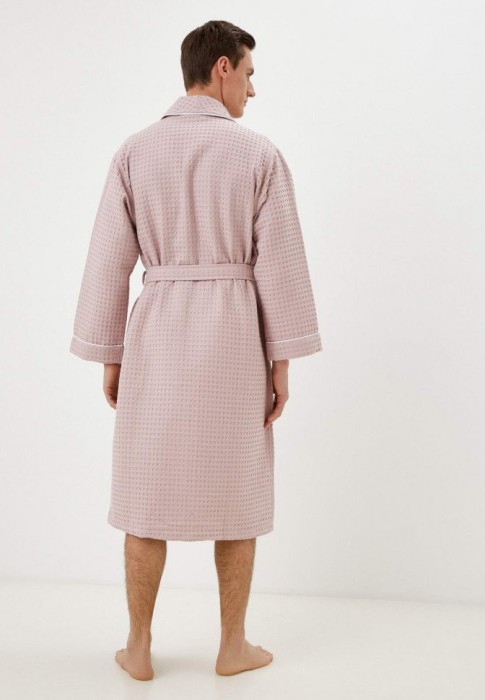 Герман (пудра) S Халат вафельный