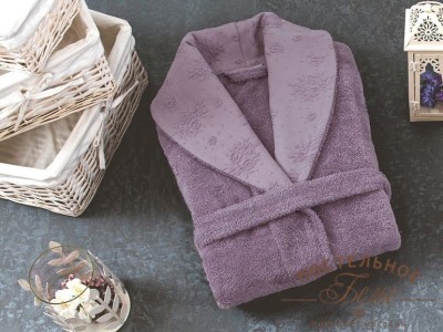 BLENDA S-M (св-лаванда)  Халат Махровый