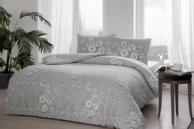 Постельное белье TAC RANFORCE LILY полуторное серый