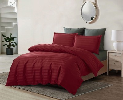 Комплект постельного белья страйп-сатин OD-87 Евро