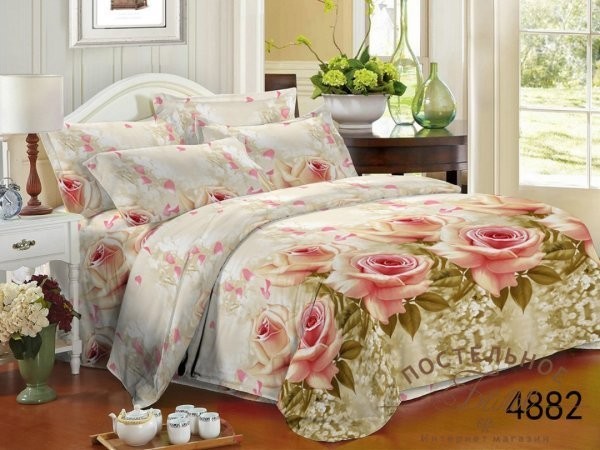 Постельное белье Valtery полисатин SF-74 семейное