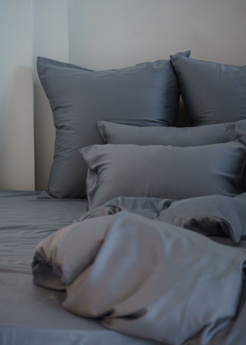 Простыня на резинке 200 х 200 х 40 Grey Brilliant Grass