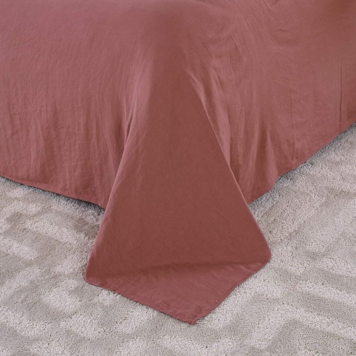 Тиана (марсала) Комплект постельного белья жатка (простынь, пододеяльник и наволочки внутренняя сторона) 1.6