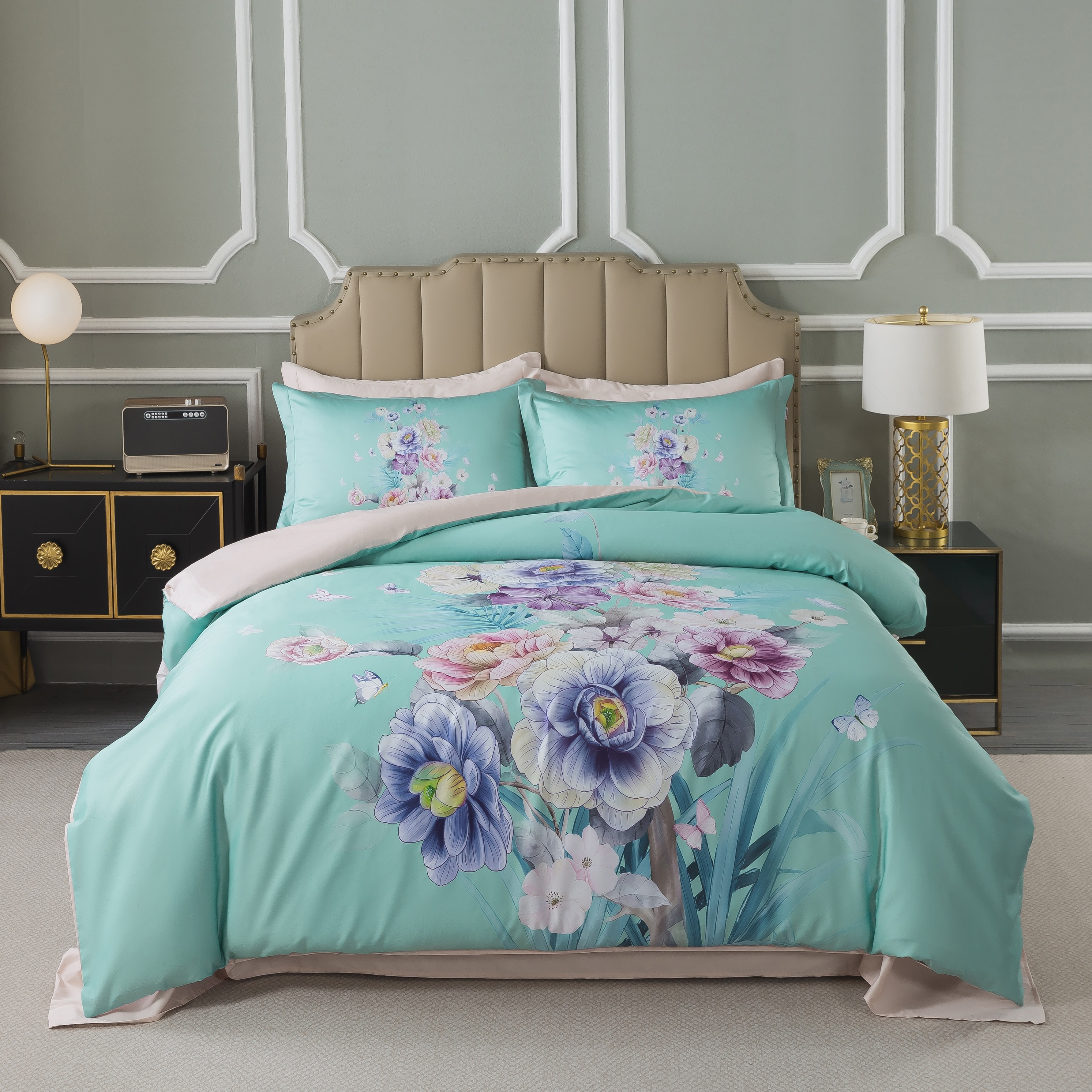 Комплект постельного белья Египетский хлопок семейный TIS05-860 код1098