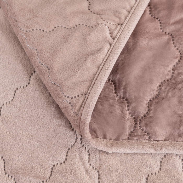 Деметра (пепел роза) Покрывало 240х260