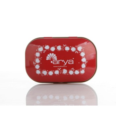 Мыло в металлической коробке Arya Pomegranate Красный