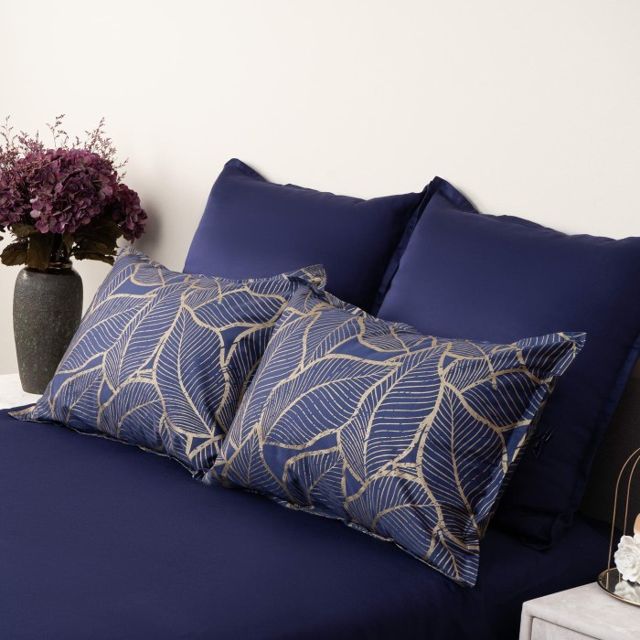 Беверли (синий) Комплект постельного белья Евро Макси 2н