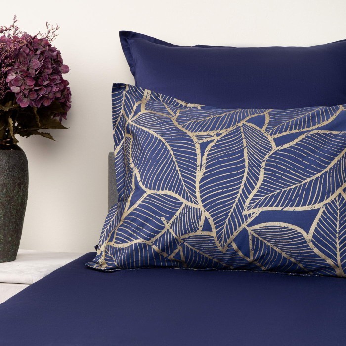 Беверли (синий) Комплект постельного белья Евро Макси 2н