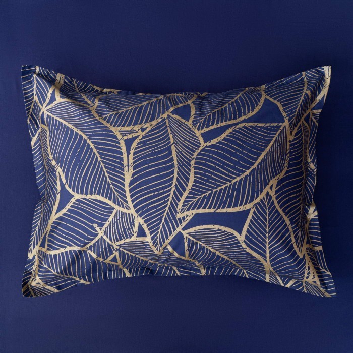 Беверли (синий) Комплект постельного белья Евро Макси 2н