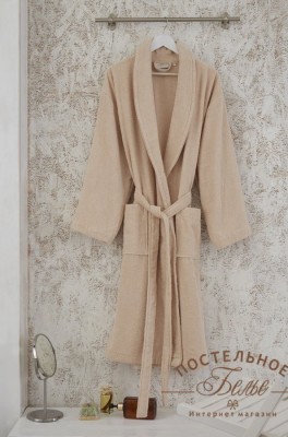 OREGON (беж)-L  Халат Махровый