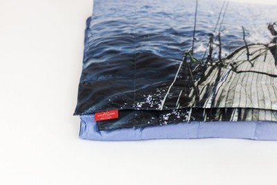 Дорожное одеяло Kauffmann Travel plaid Yacht легкое 140х200