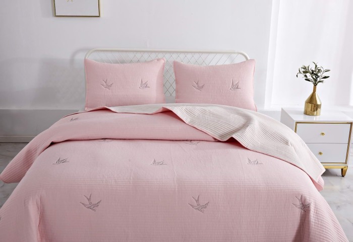 Жаклин (пепел роза) Покрывало 160х220