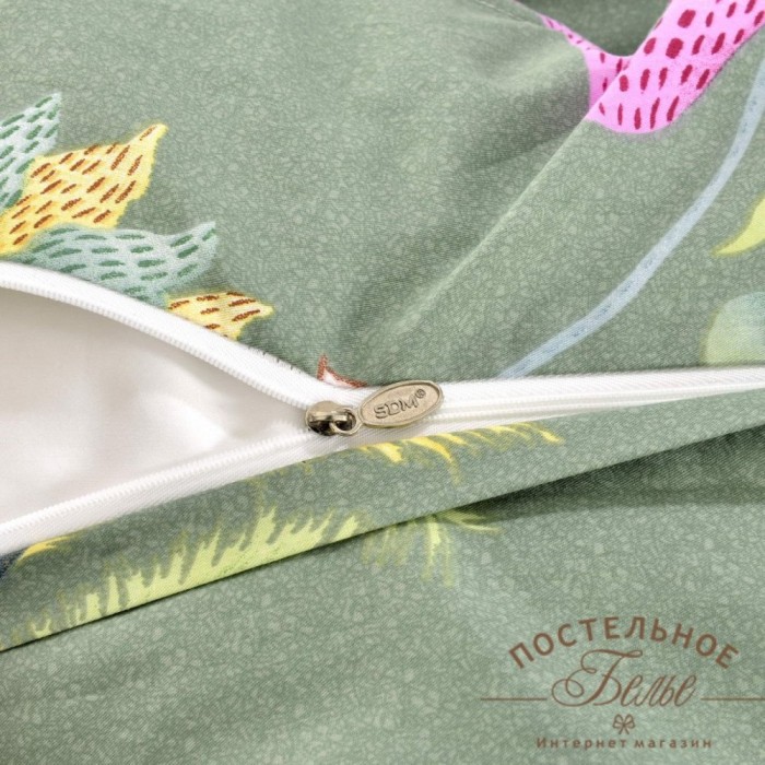 Клотильда Комплект постельного белья сатин Евро 4н