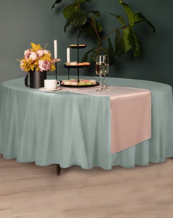 Серенити олива Скатерть круглая 160см