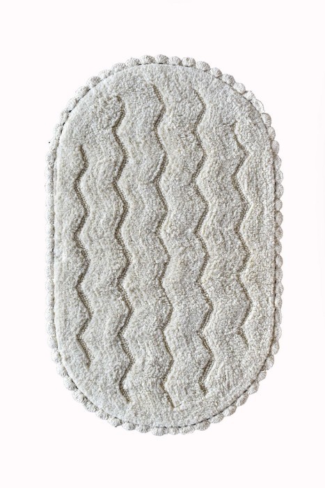 Michael (крем) Набор ков. для ванной кружевной 60х100 и 50х70