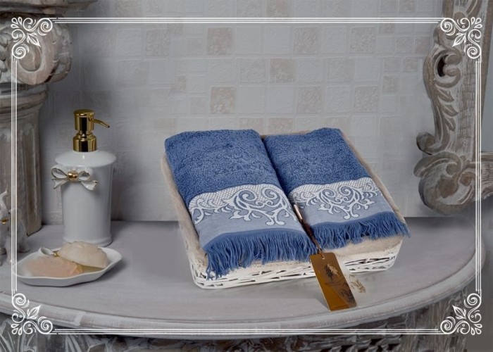 Полотенца Казанова Полотенце Donna (синий) 50х90см К63-167-50х90