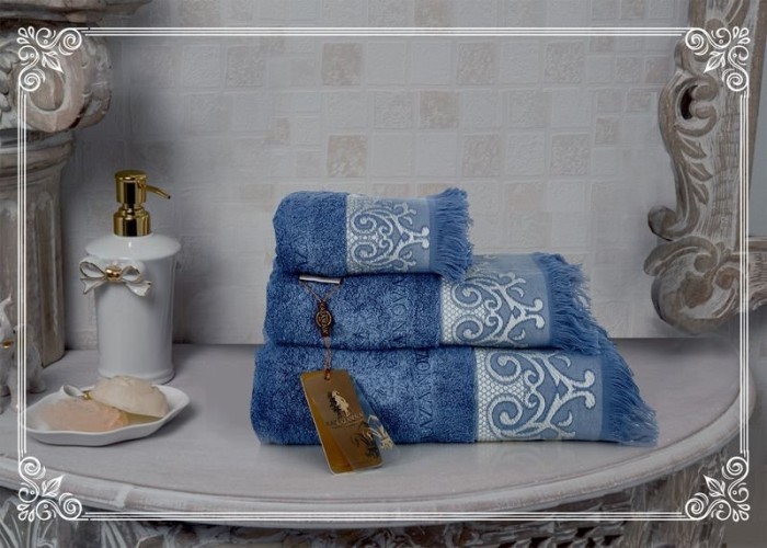 Полотенца Казанова Полотенце Donna (синий) 50х90см К63-167-50х90