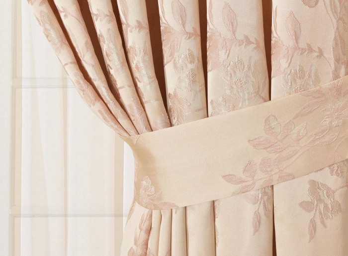 Кастория (роз) Шторы 260х300 (2шт)