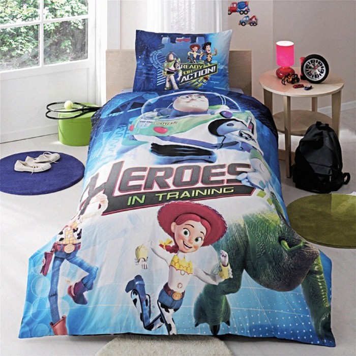 Постельное белье ТАС RANFORCE детский (3-12) Disney 1,5 сп. TOY STORY 3, голубой