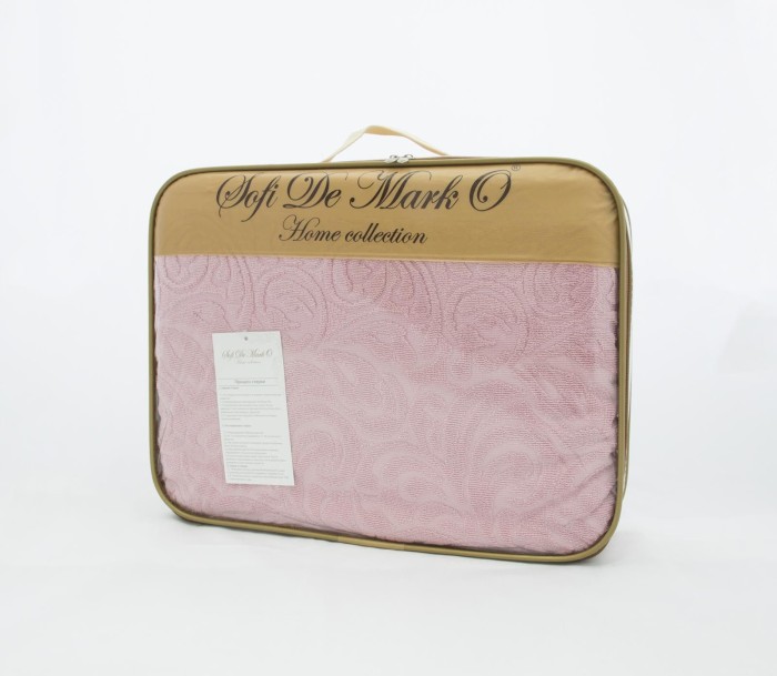 ESRA (розовая) Покрывало Махровое 200х220