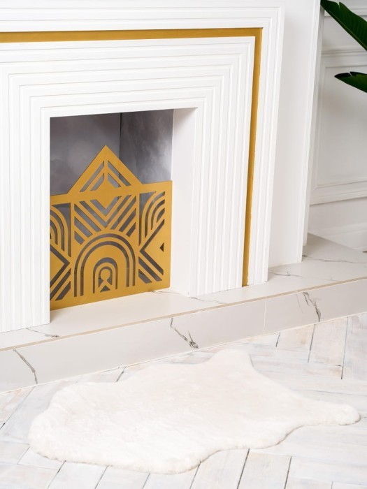 Ковер Arya Кролик Искусственный мех 70X105 Atlas Кремовый Кремовый