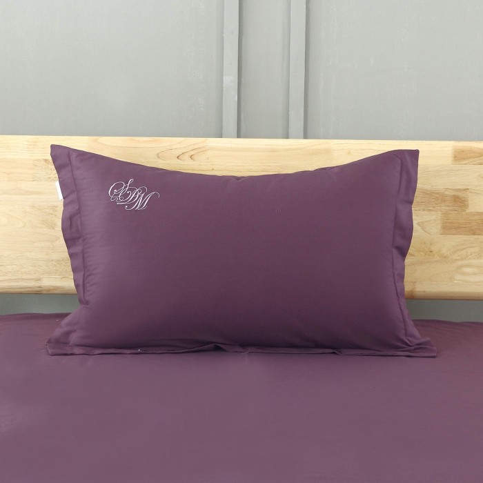 Джонатан (темно фиолет) Комплект постельного белья сатин Евро 4н