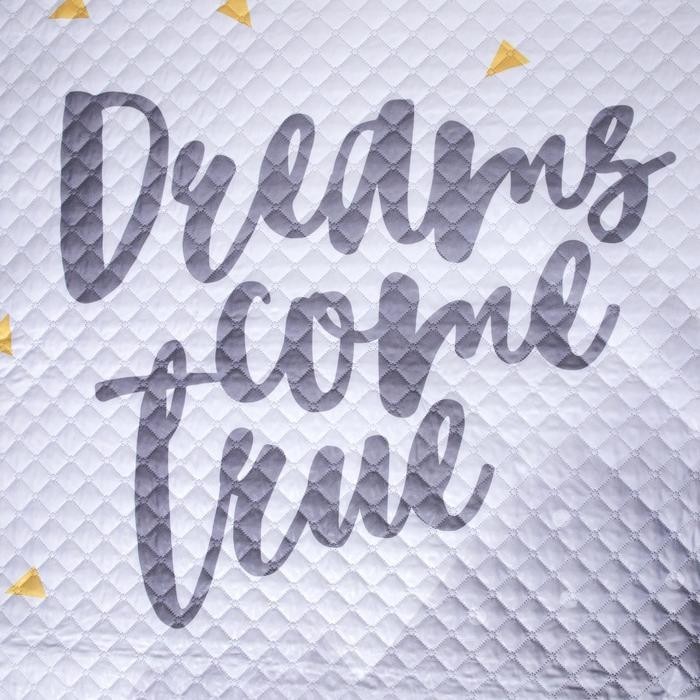 Покрывало "Этель" 1,5 сп Большие мечты, 145*210 см, микрофибра