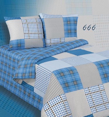 Комплект постельного белья Семейный Поплин 70х70-2шт ПА-4-666