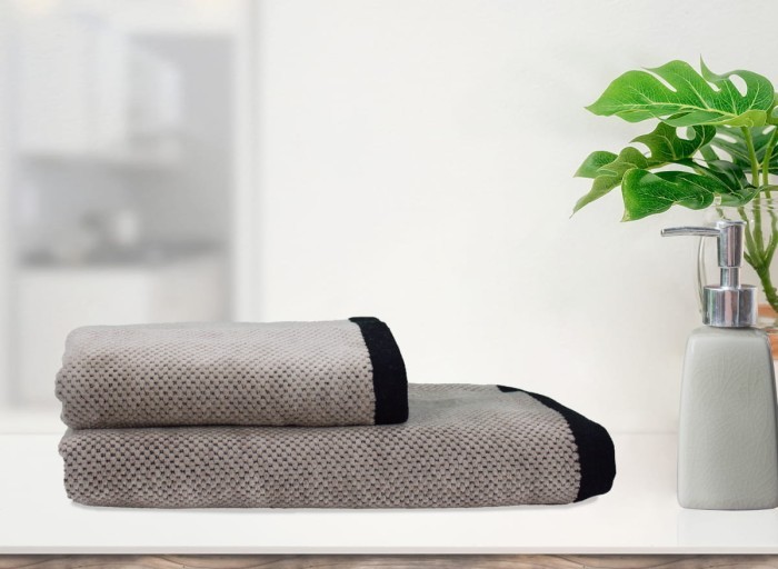 Полотенце велюровое Arya Jose 50x90 Бежевый