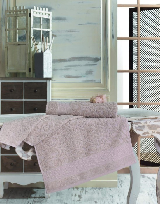 ANJI (капучино) 70х140 Полотенце Жаккард