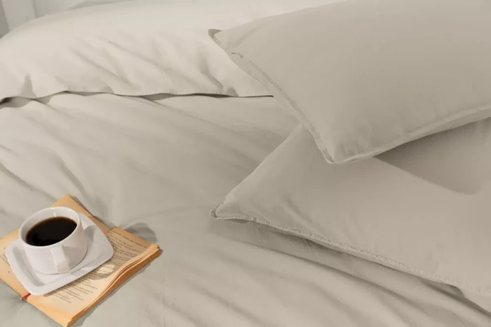 Постельное Белье Arya Natural Stone Washed 160x220 Бежевый