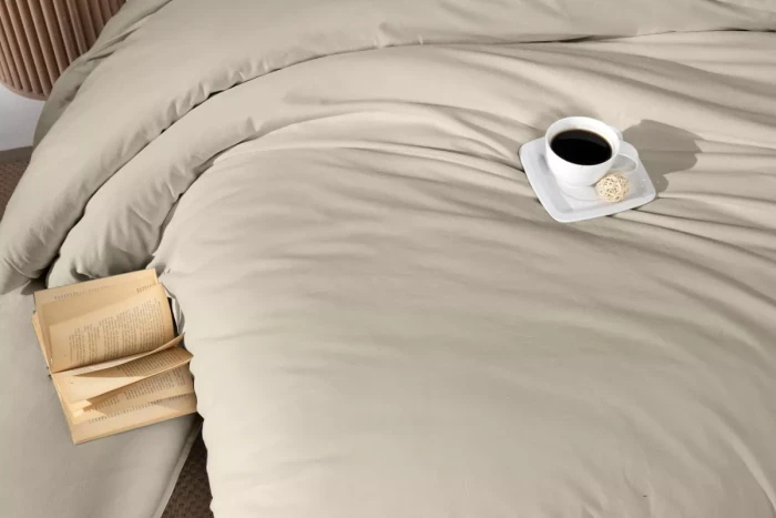 Постельное Белье Arya Natural Stone Washed 160x220 Бежевый