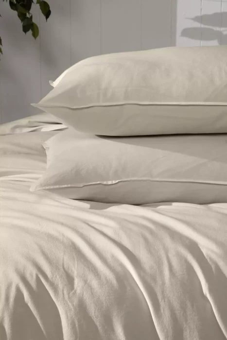 Постельное Белье Arya Natural Stone Washed 160x220 Бежевый