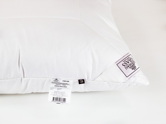 Подушка MERINO WOOL GRASS регулируемая 68х68