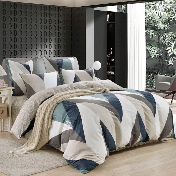 Арландо (беж) Комплект постельного белья сатин Евро 4н