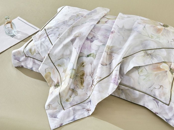 Комплект постельного белья Евро, египетский хлопок Premium 2256-6