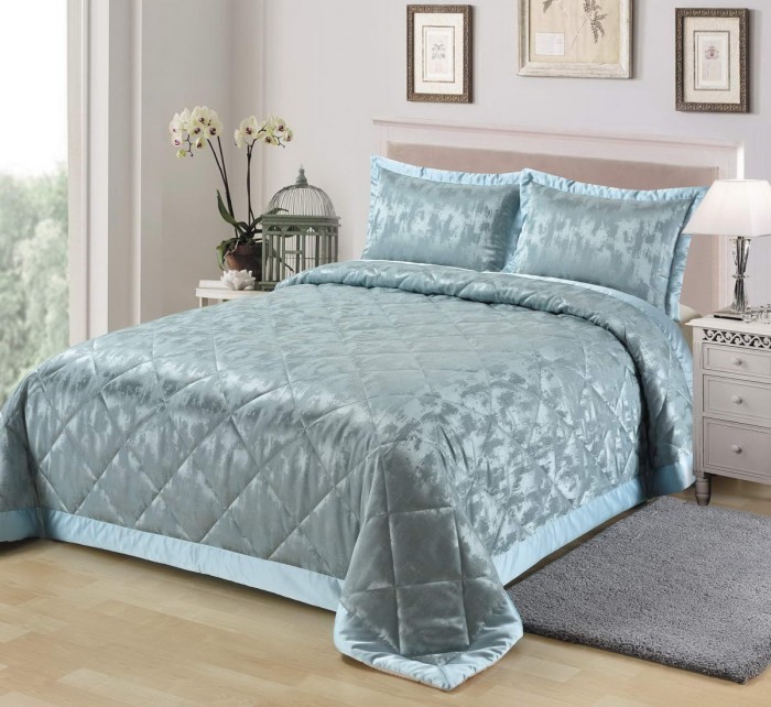 Харпер (голубой) Покрывало 240х260