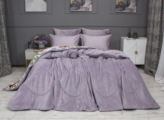 Комплекты для сна Маки (жемчуг лаванда) ABC Egypt Cotton Семейный