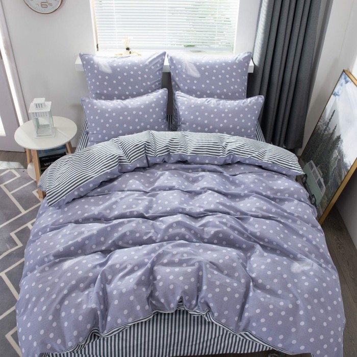 Чарли (серая) Комплект постельного белья сатин 7Е