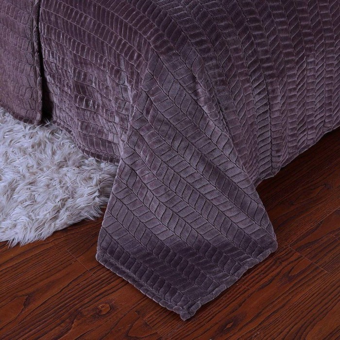 Орфей (лиловый)  Покрывало 220х240