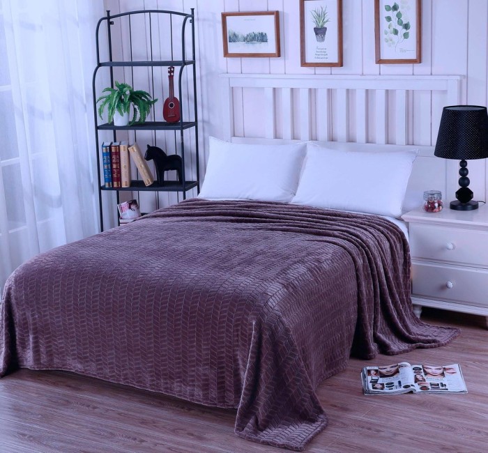 Орфей (лиловый)  Покрывало 220х240