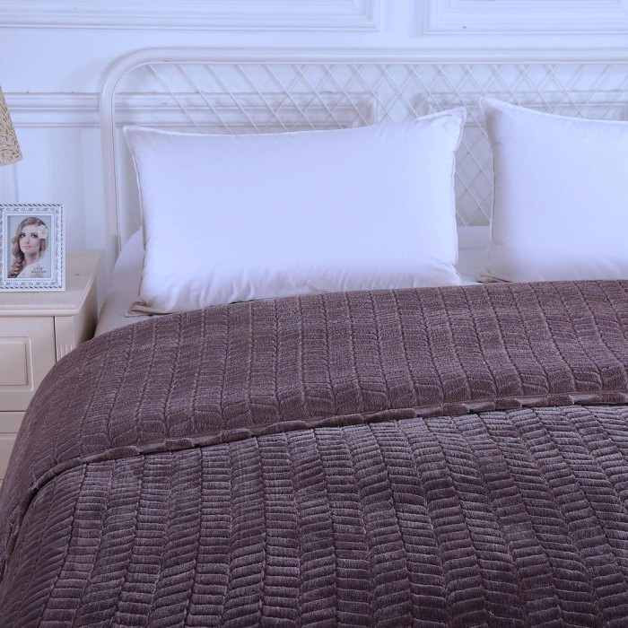 Орфей (лиловый)  Покрывало 220х240