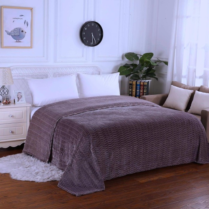 Орфей (лиловый)  Покрывало 220х240