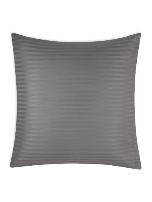 Постельное белье Arya из Страйп Сатина 2 Сп. 200x220 Vip Серый