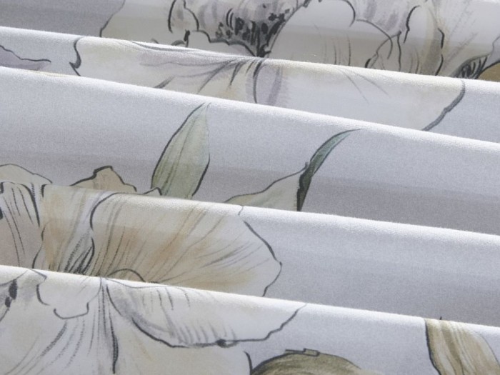 Комплект постельного белья Евро, сатин с лазерной печатью 2345-6 