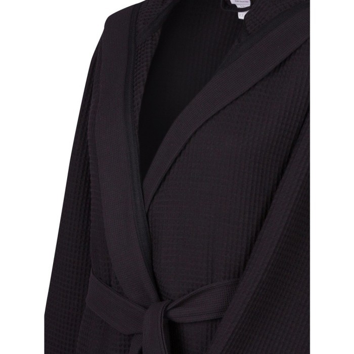 Гамлет (черный) S Мужской Халат с капюшоном