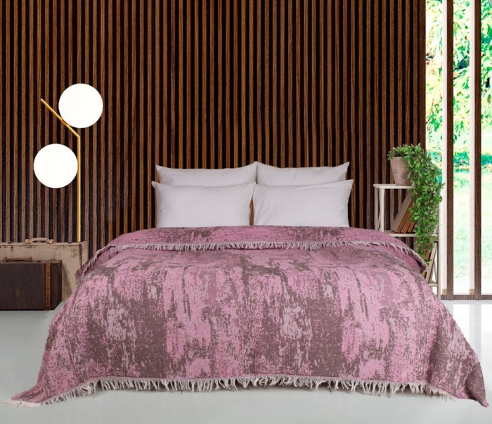 Плед Кипарис розовый 200x240